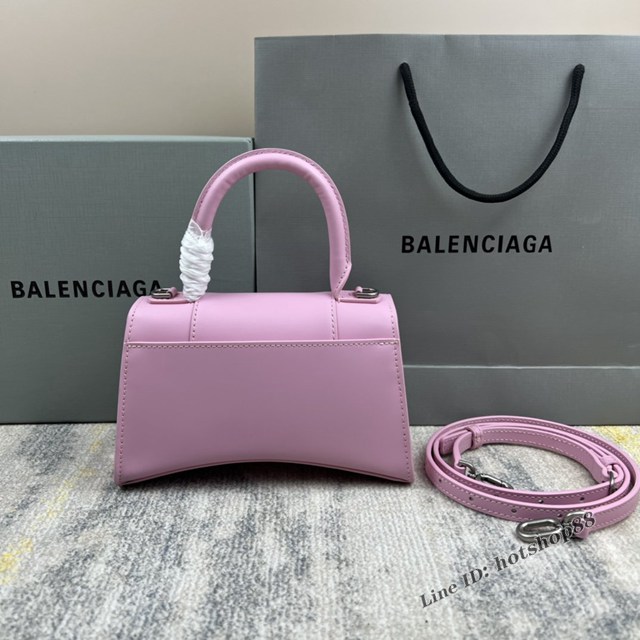 Balenciaga專櫃爆款新色xs號鱷魚紋Hourglass沙漏包 巴黎世家頂級原單手提肩背包 款號：8896 fyj1224